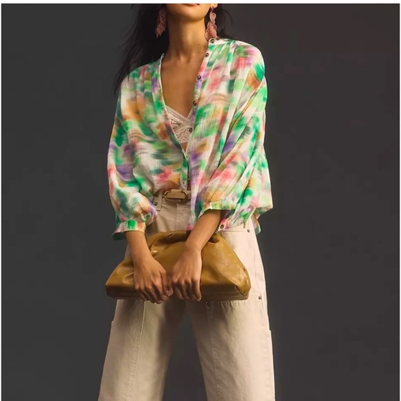 Anthropologie pilcro Sydney batwing blouse - Picture 2 of 11